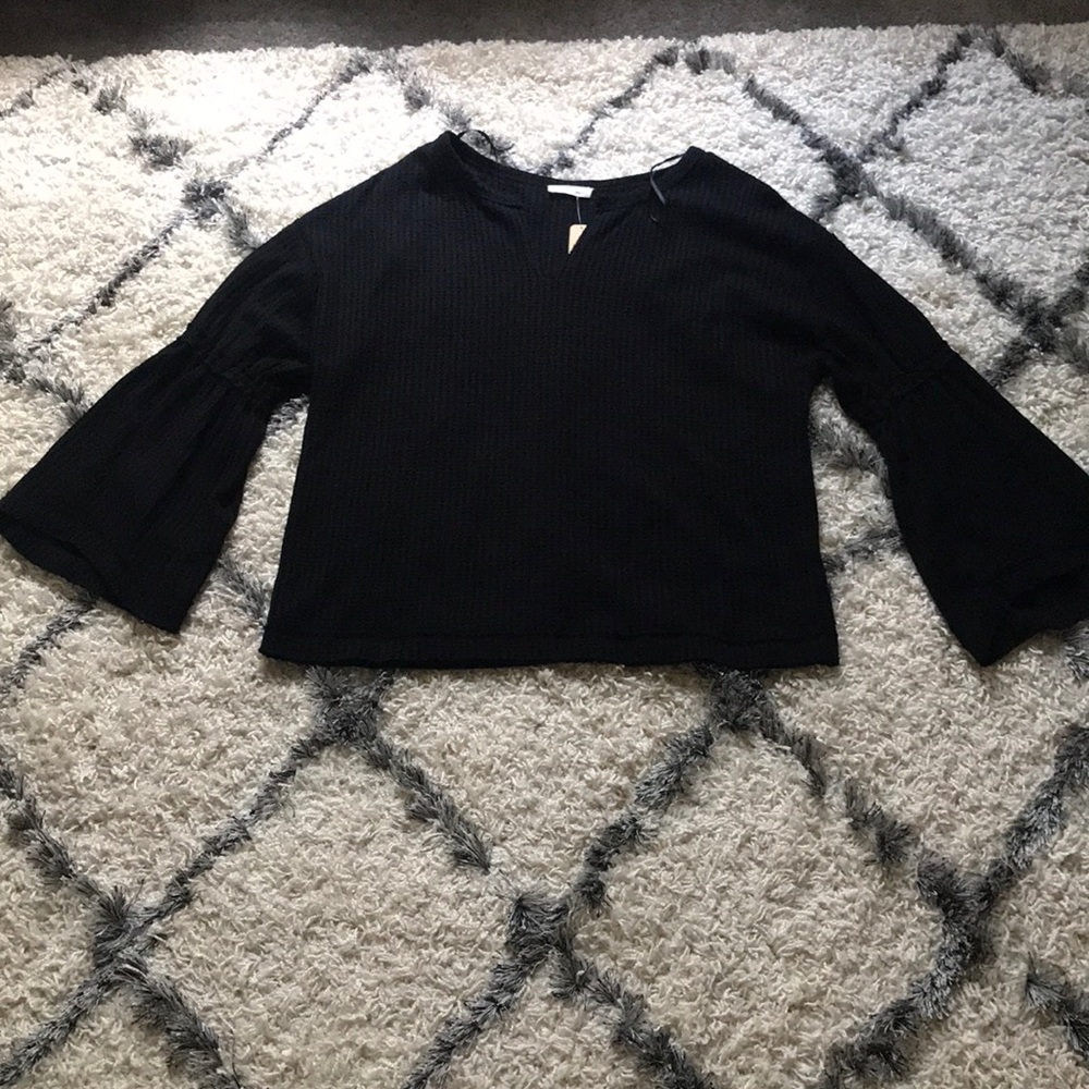 Thermal black blouse